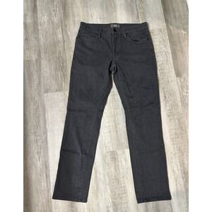 RN106730 Men's Vince Slim Fit Jeans Black Stretch Denim Casual Size 31x30 Modern